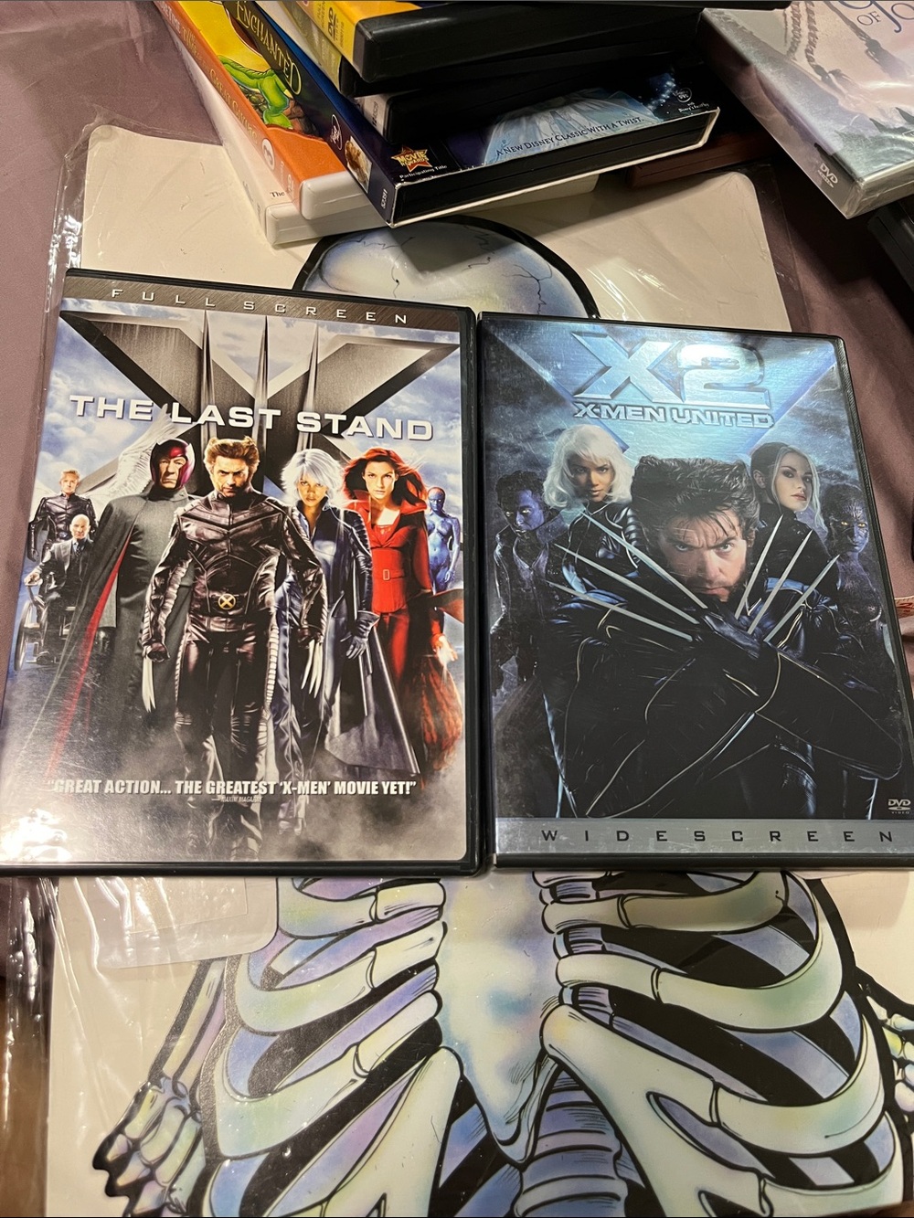 X-Men DVD Bundle: X2 & X-Men The Last Stand (Black/Blue)